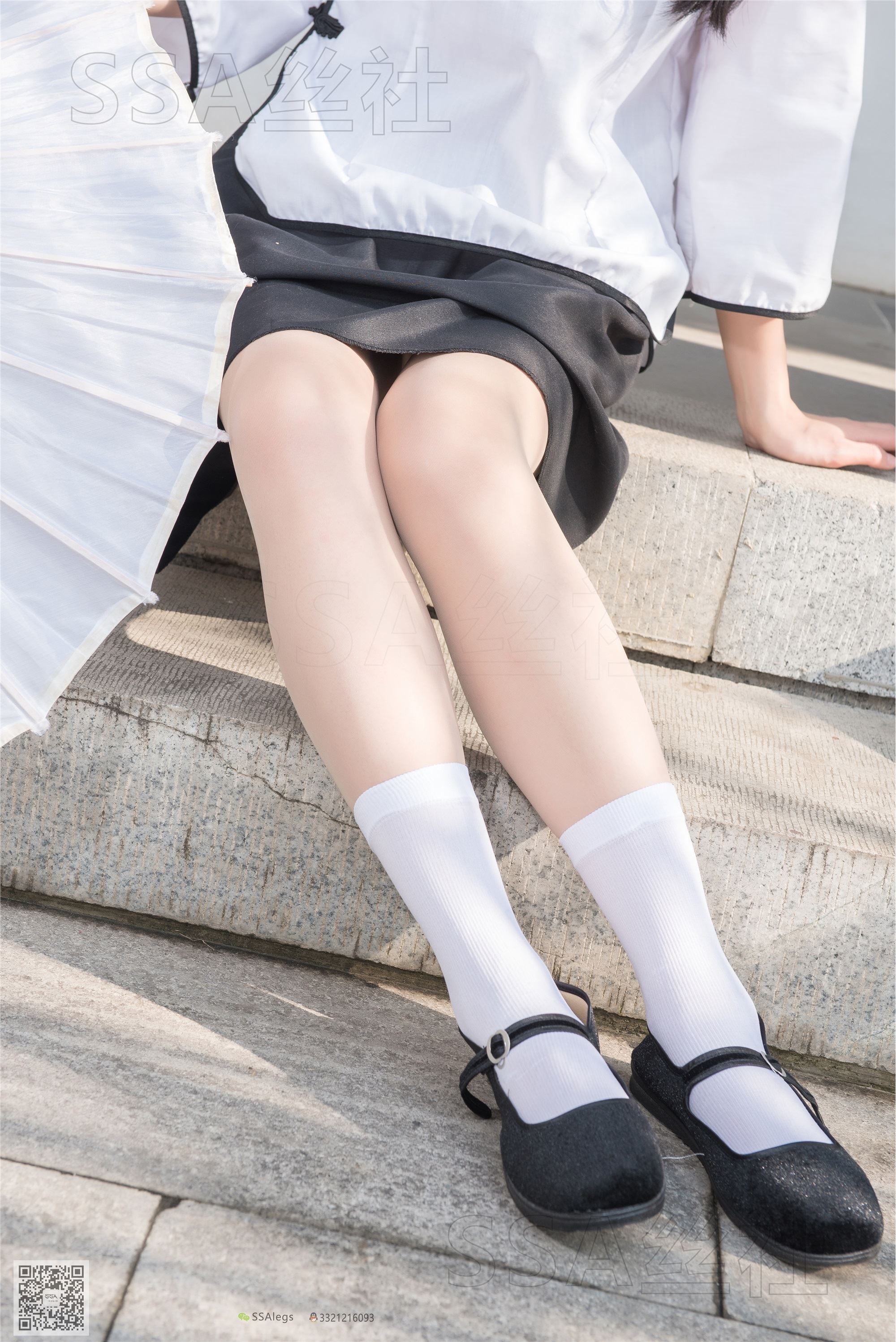 SSA丝社 超清写真 NO.068 君君 民国学妹肉丝白袜